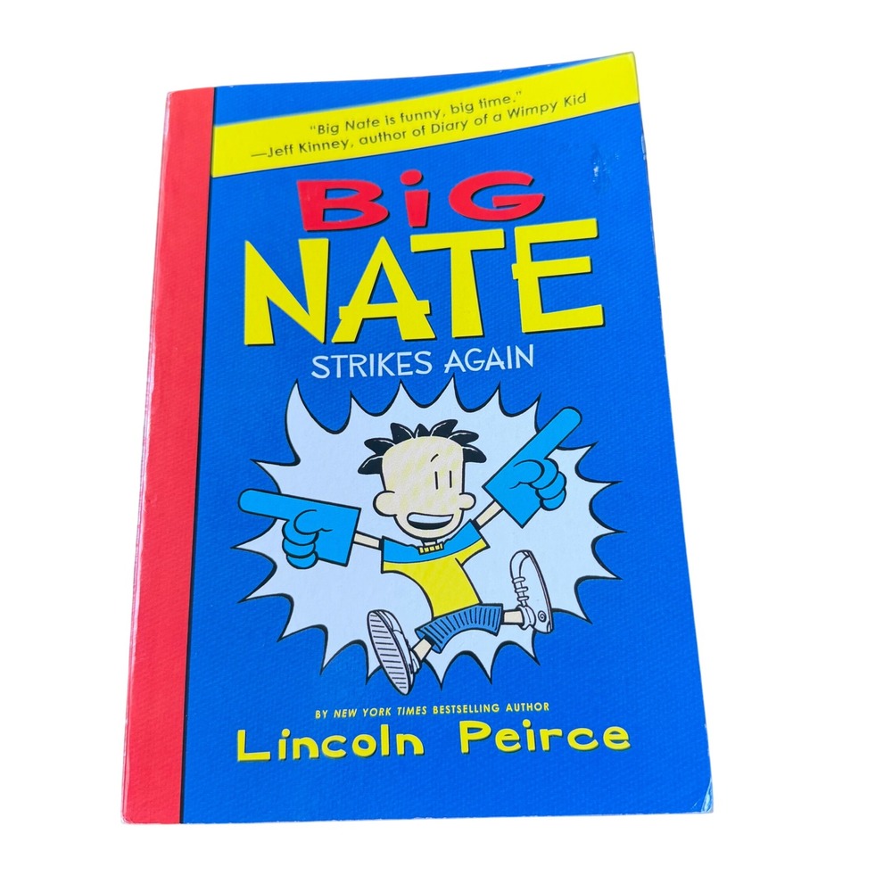 Big Nate Strikes Again Lincoln Peirce Paperback Book 2010 HarperCollins Kids